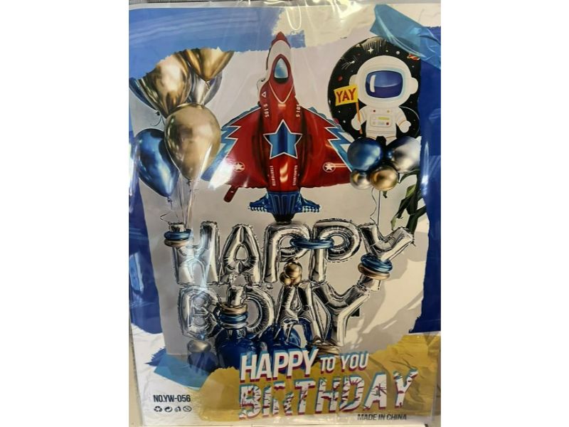 Set De Globos De Espacio Full