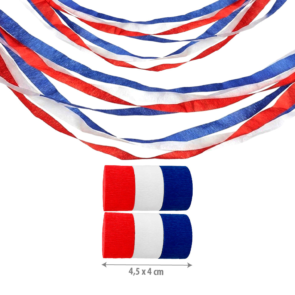 Feston X 6 Azul/Blanco/Rojo X 12 Mts