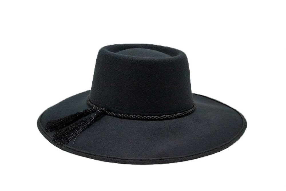 SOMBRERO HUASO ELEGANTE GRANDE 37.5X35X10.5 CM