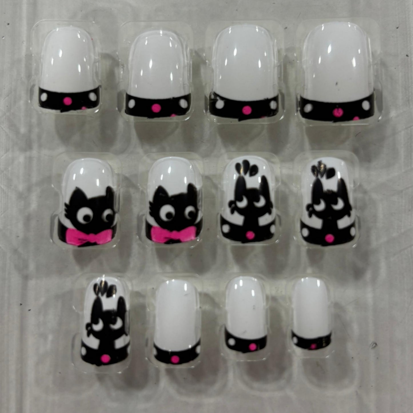 Uñas postizas gatito