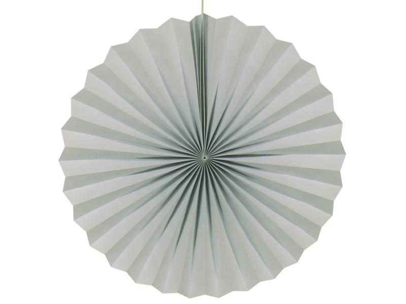 Escarapela Papel 40 Cm Blanca - Airy - Carnaval Online