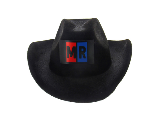 Gorro Cowboy Led Negro Mr - BeatSync (Iluminación al ritmo de la música)