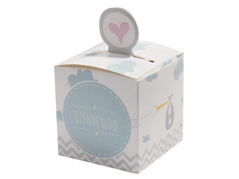 Cajas Baby Shower Cigüeña X 12 Niño - Airy - Carnaval Online