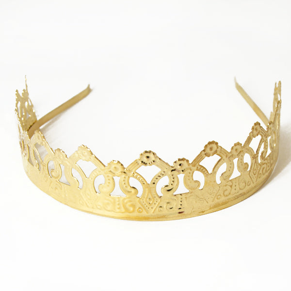 TIARA REINA METAL BARROCO - Cintillos y Coronas