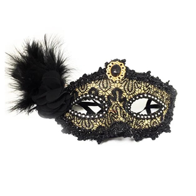 ANTIFAZ VENECIANO PLUMA ORO PREMIUM.