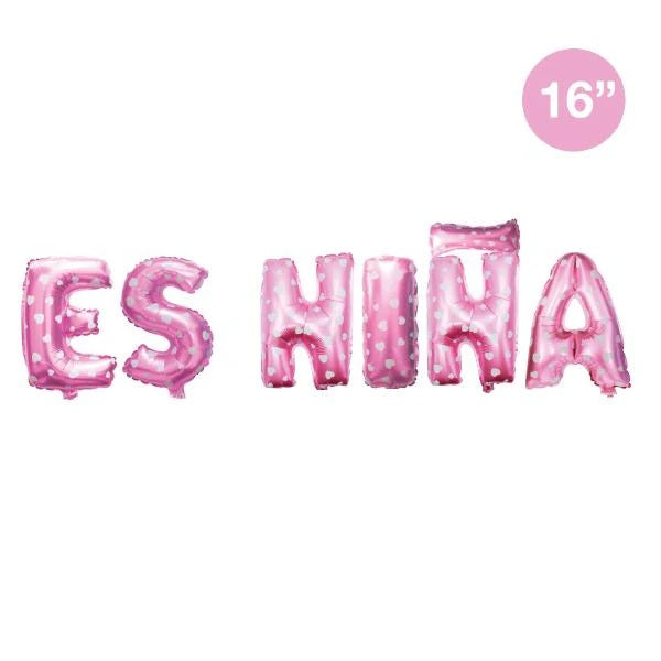 Globo Mylar Es Niña