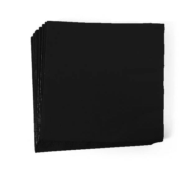 Servilleta Ecologica Negra 33x33 20 unidades