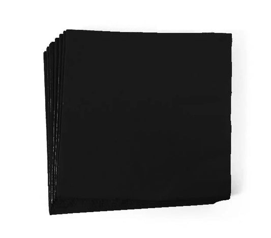 Servilleta Ecologica Negra 33x33   20 unidades