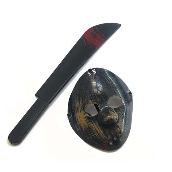 Set Jason halloween Mascra y Machete