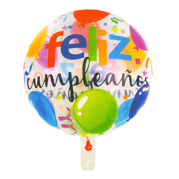 Globos Burbuja Feliz Cumpleaños 18" - Globos