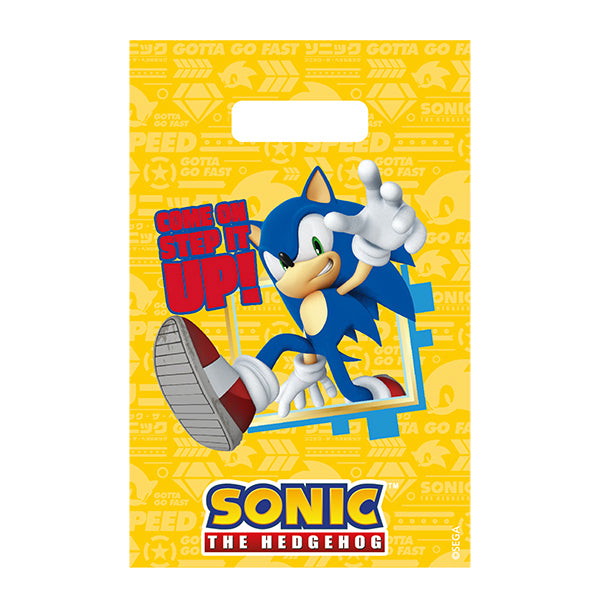 bolsa dulces sonic x 6 - Bolsas y Cajas