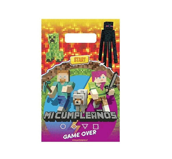 Bolsa dulces minecraft x 6