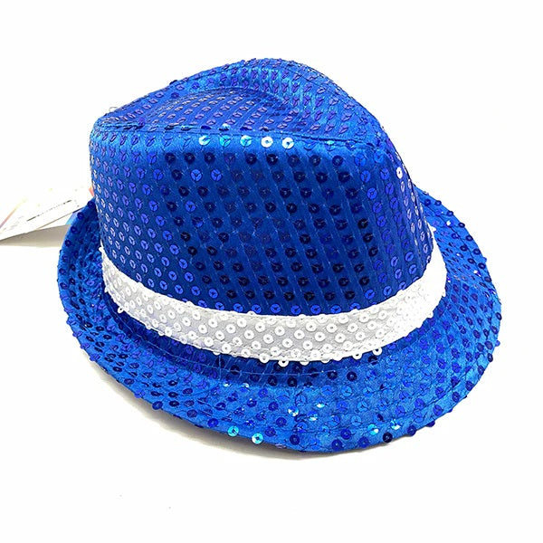 Sombrero premium Gangster lentejuelas
