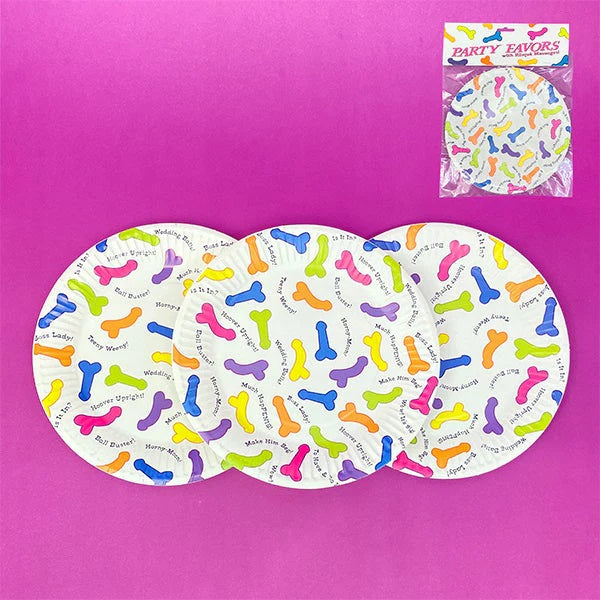 Platos Despedida de Soltera x 6 unidades