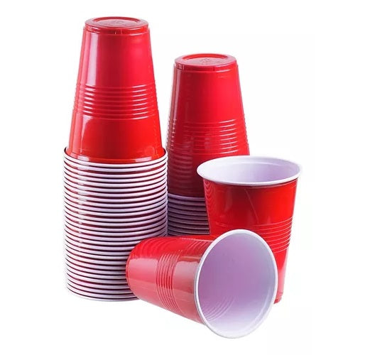 Vasos Rojos 470 ml x 10 unidades