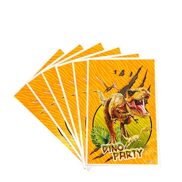 Bolsas Para Dulces Dino Jurasico x 6 unidades.