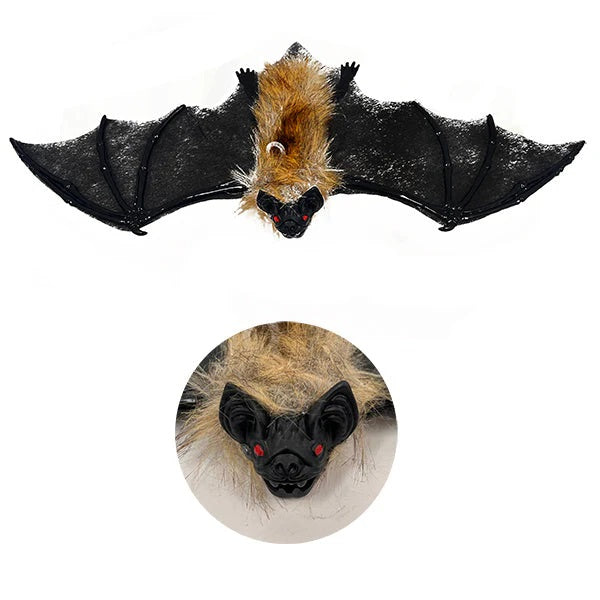 DECORACION HALLOWEEN MURCIELAGO 17.5 X 40 CM