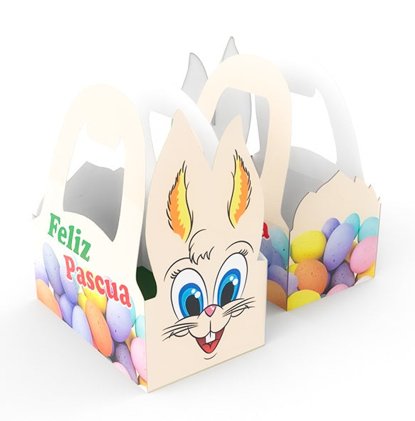 Pack de 12 Cajitas Conejito Pascua de Resureccion 22x19x11.5