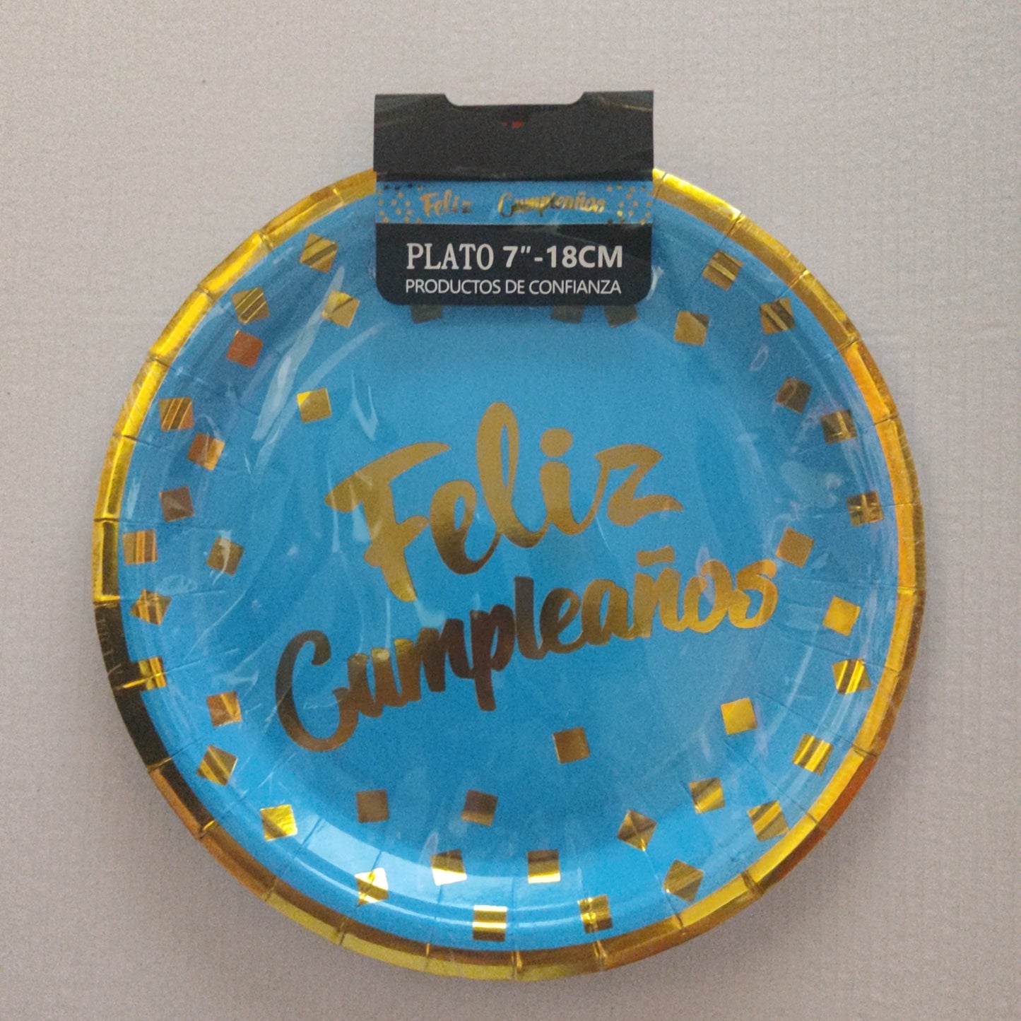 Platos Feliz Cumpleaños Celeste