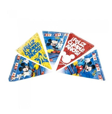 Banderin Triangular La Casa de Mickey Mouse.