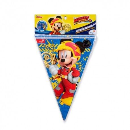 Banderin Triangular Mickey Mouse Aventuras.
