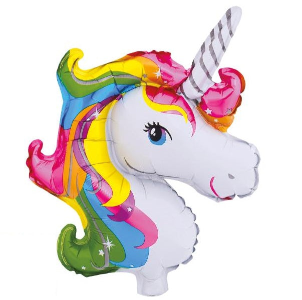 Globo unicornio cabeza relieve 80x110 cm