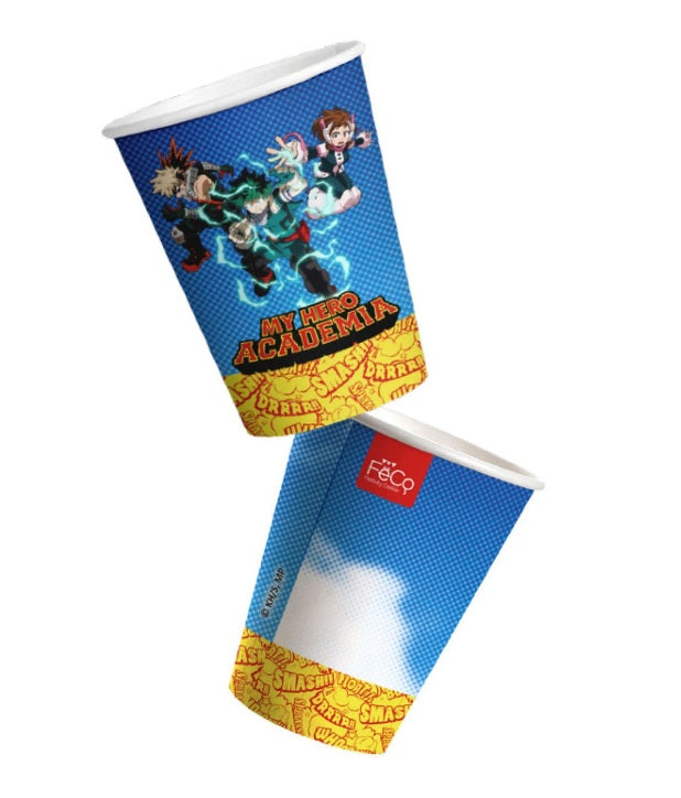 VASOS POLIPAPEL MY HERO ACADEMIA X6UNI