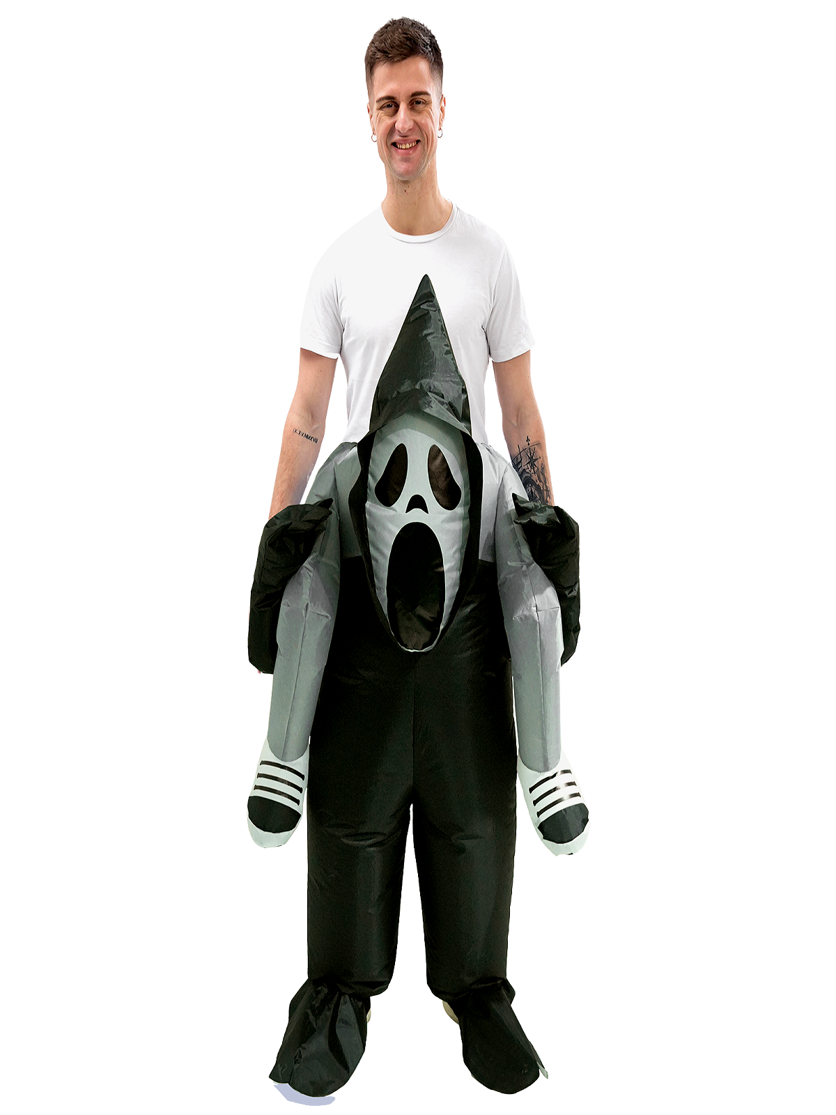 Traje Adulto Inflable Fantasma Ride 160-190 cm - Don Cotillón