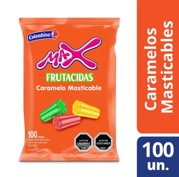 Masticable Colombina Max Fruta 100 unidades