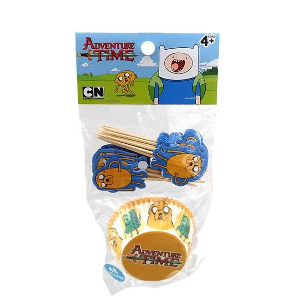 SET CUPCAKES Y PICKS HORA DE AVENTURA.