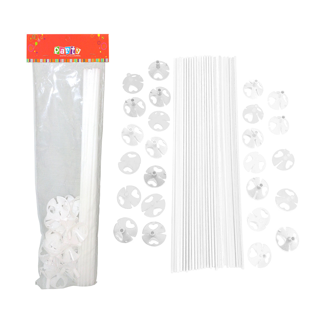 Varillas X 25 Unid 30 Cms Color Blanco