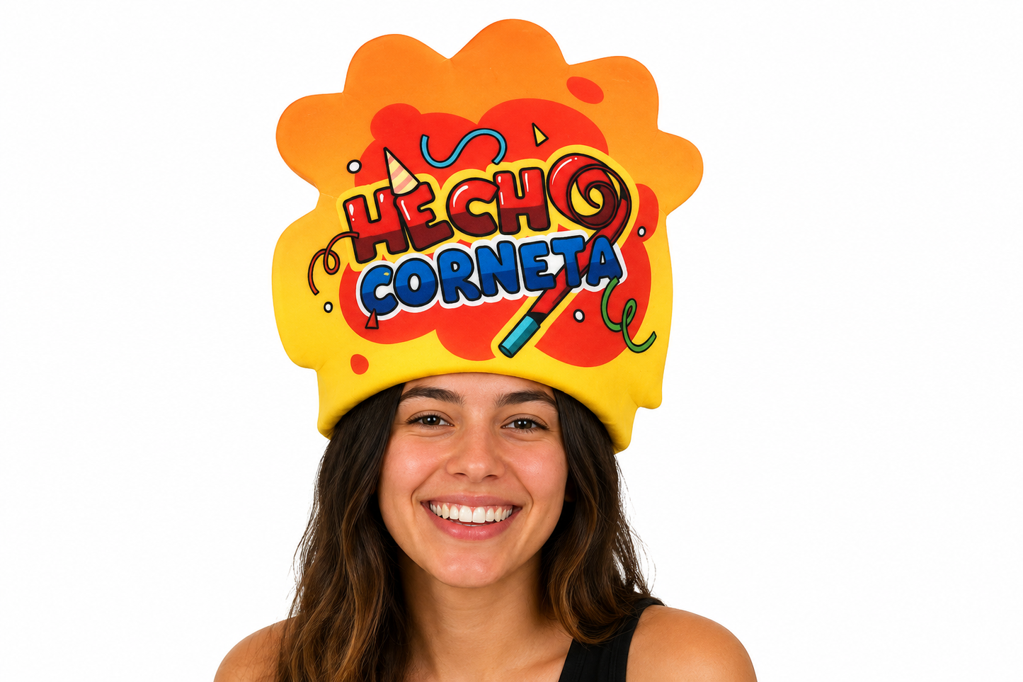 GORRO ESPUMA "HECHO CORNETA"