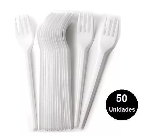 Tenedores Blancos 50 unidades
