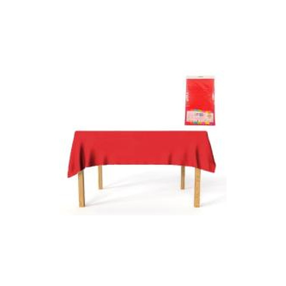 Mantel Rectangular Rojo 2.74 X 1.37 | Don Cotillon