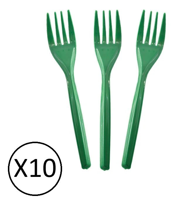 Tenedor set 10 unidades, selecciona color