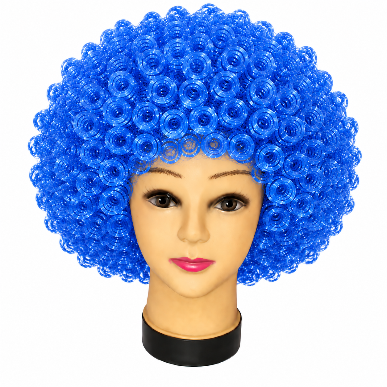 PELUCA AFRO AZUL