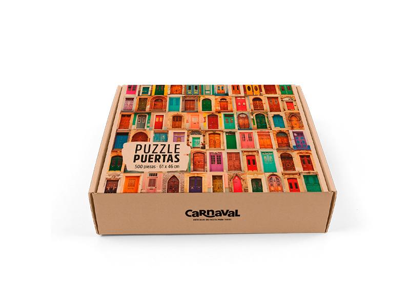 Puzzle 500 Piezas Puertas - Airy - Carnaval Online