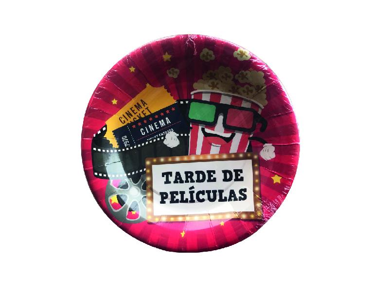 Plato Tarde De Peliculas X 10