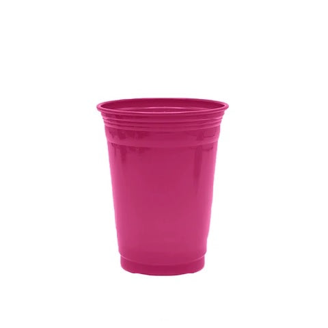 Vasos Plásticos Fucsia De 560Ml - 10 Unds