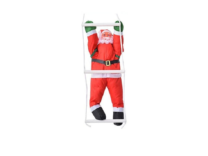 Colgante De Viejo Pascuero En Escalera - 35Cm