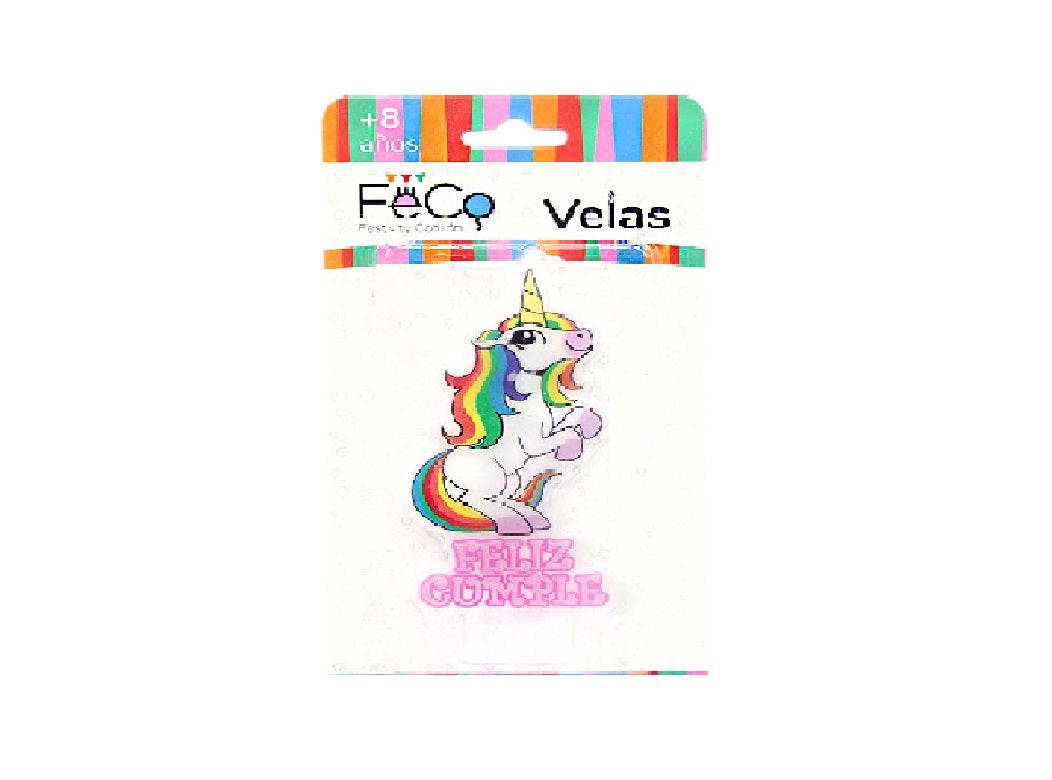 Vela De Unicornio - 1 Unidad
