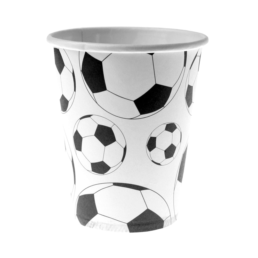 Set 6 vasos de futbol