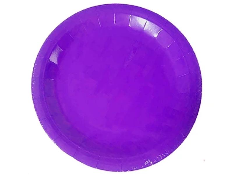 PLATO 18 CM MORADO 6 PCS