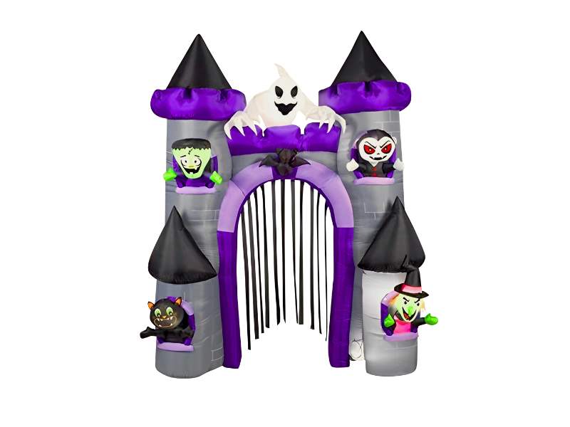 Deco Inflable Halloween Castillo Led 270Cm