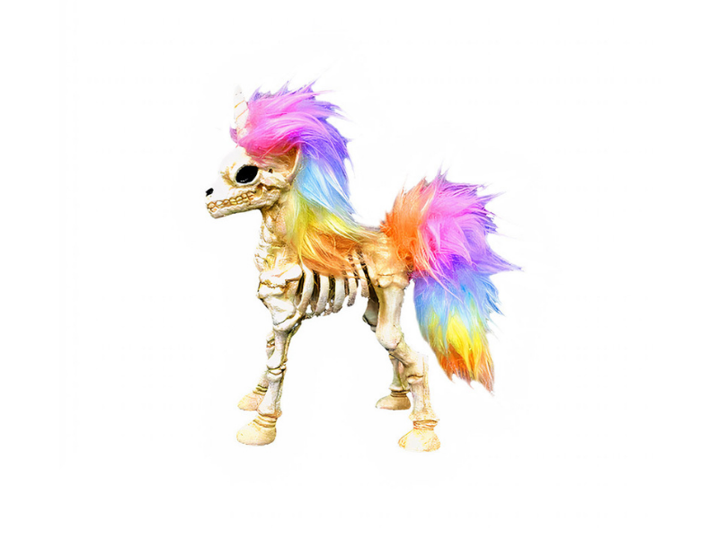 Esqueleto Unicornio 20Cm - Decoración