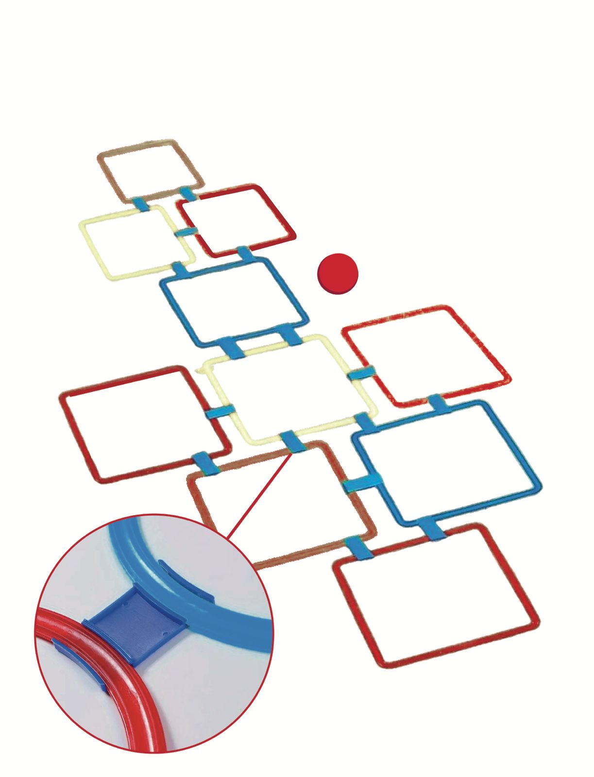 Luche Armable de Plástico — Juego Típico Chileno