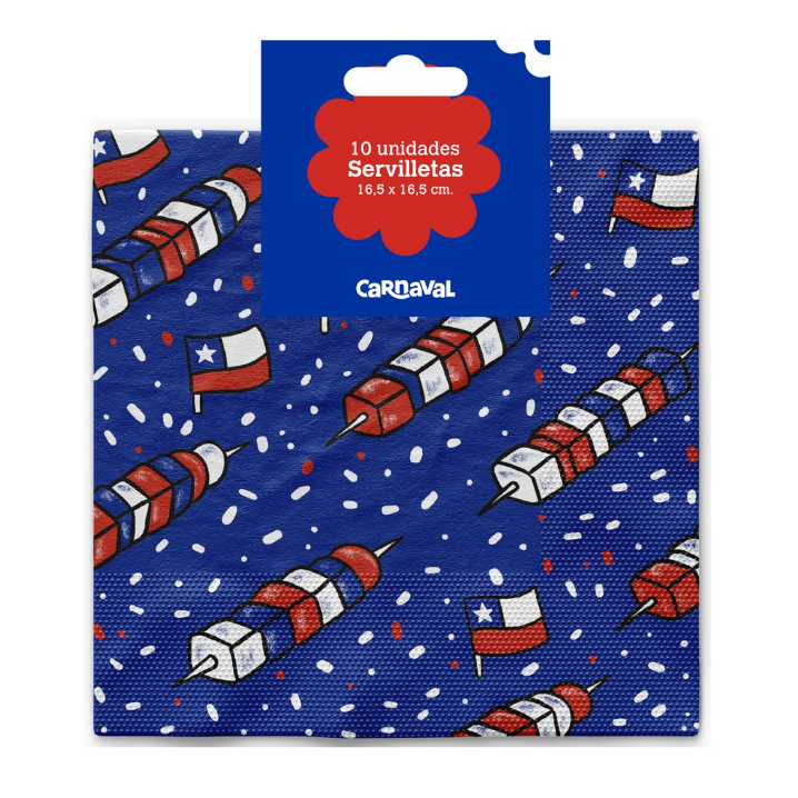 Servilletas de Papel Anticucho x 10 Unidades