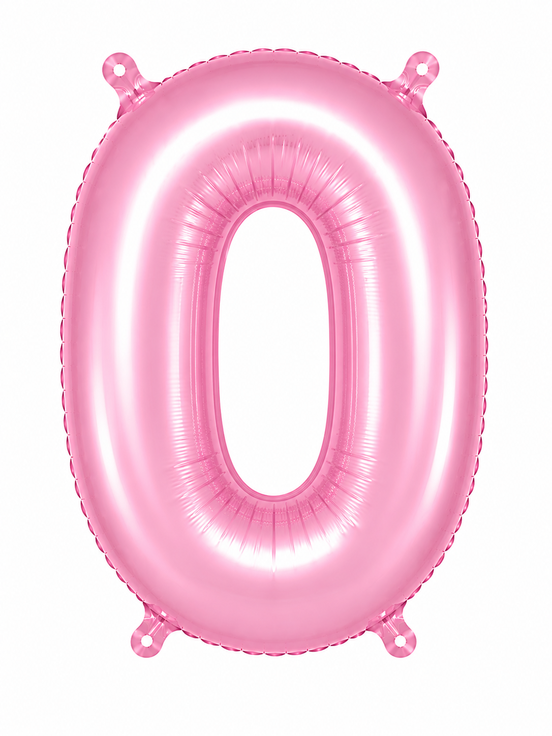 NUMERO DE GLOBO 0 ROSADO 32"