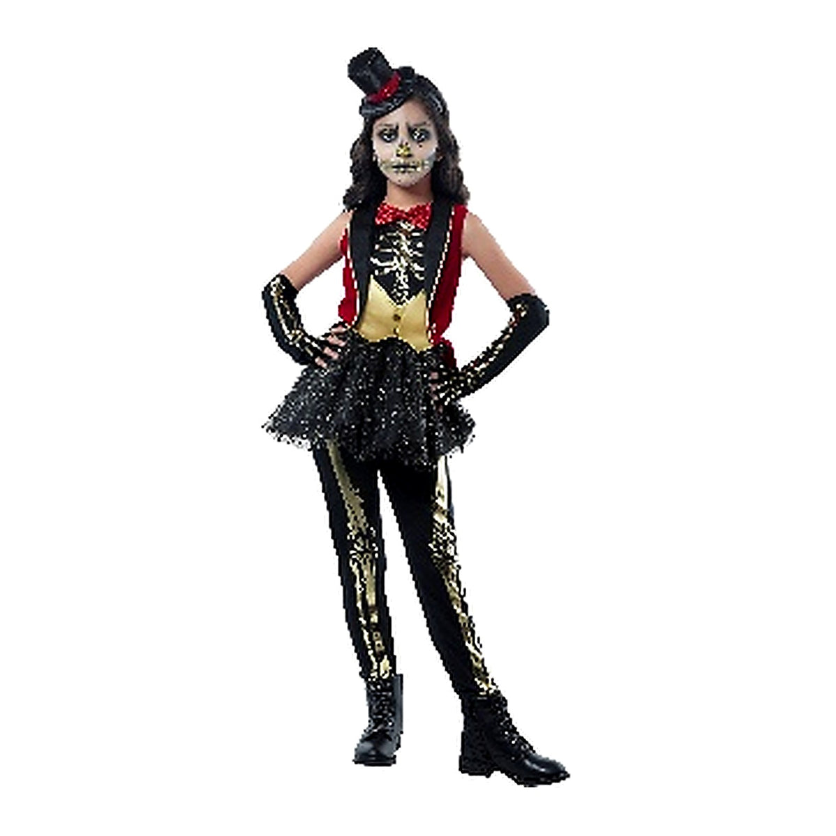 Disfraz Esqueleto de Circo Niña