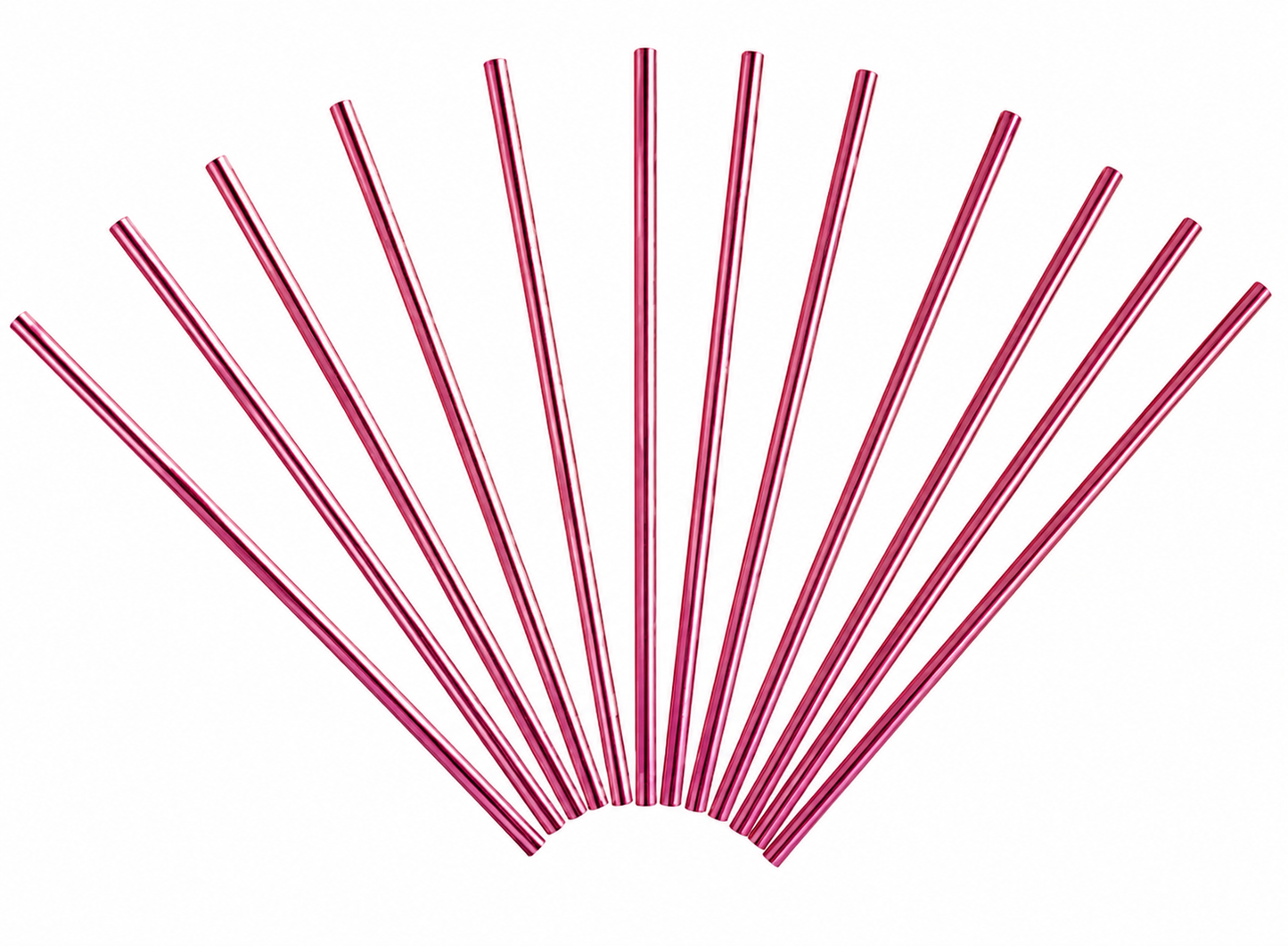 BOMBILLA PAPEL X12 METAL FUCSIA
